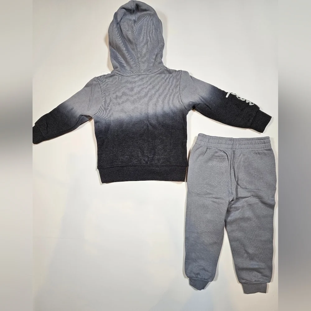 Champion 2 Peice Set Hoodie Sweater Elastic Waist Jogger Gray 2T / 3T